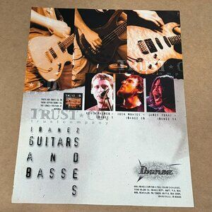 Trust Company - Palmer / Moates / James Fukai - Ibanez Guitars - 2002 Print Ad